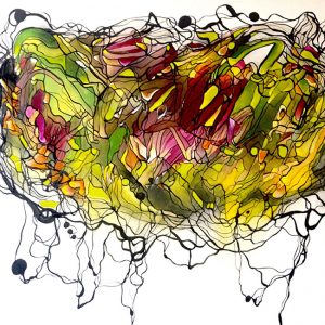 OXIGENO 6 - Tecnica mixta s/tela - 140 x 180 cm.